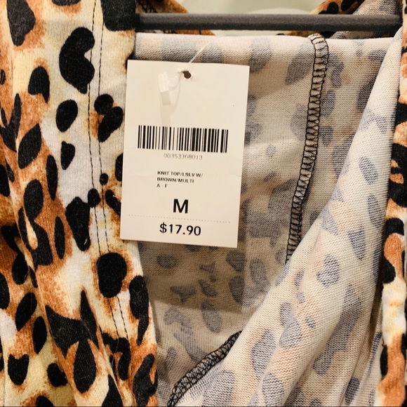 Cheetah print cropped hoodie - Picture 3 of 4